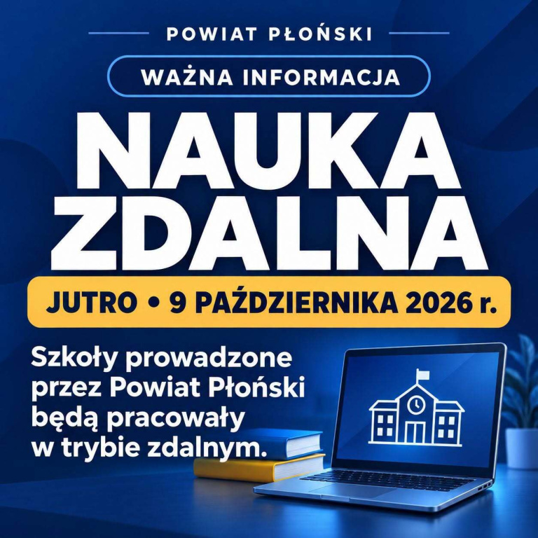 Nauczanie zdalne w ZS 1 – piątek 9 października 2026 r.